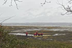 A teenager got caught in the mud at the bottom of Quay Lane, Gosport yesterday afternoon (February 23). Emergency services were on hand to deal with the incident and rescue him from the mud. 