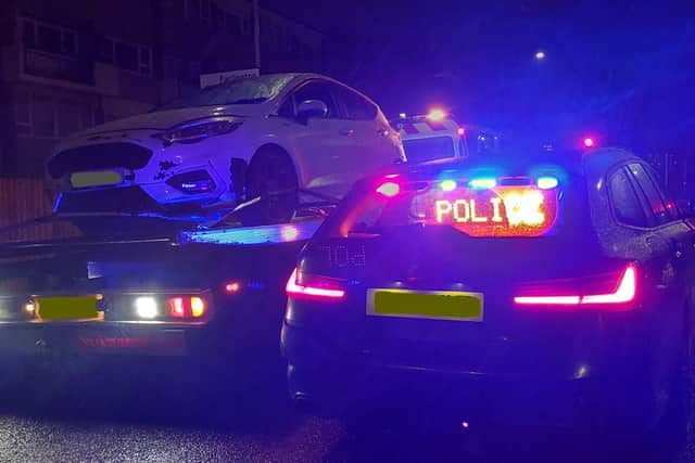 Two people have been arrested and bailed after failing to stop for police in London Road, Portsmouth.