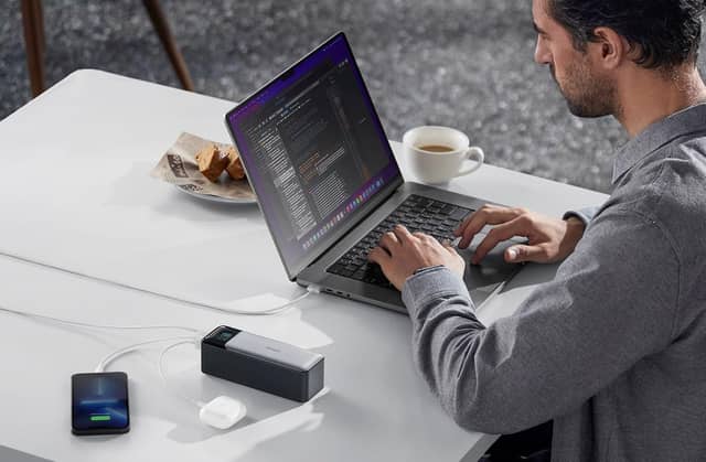 The Anker 737 can power three devices at a time