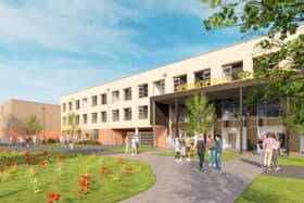 Take a look at some of the plans for a new three storey building to replace the existing Springfield School site. 