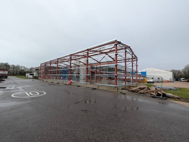 Huhtamaki UK Ltd in Grange Road, Gosport, is already building its new warehouse but does not yet have planning permission