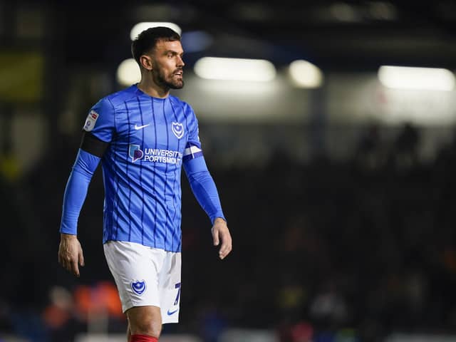 Pompey's Marlon Pack has been backed for a defensive return if necessary by John Mousinho. Pic: Jason Brown/ProSportsImages