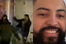 Gang re-enacts killing of father.