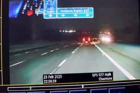 Lane hogging driver on the M27