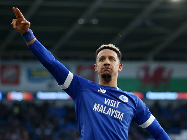 Callum Robinson was Cardiff's match winner in their 1-0 success over fellow strugglers Hull last night. Picture: Ryan Hiscott/Getty Images