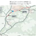 Southbound carriageway closure between Longmoor Interchange and Ham Barn Roundabout. Local access only between Liphook Interchange and Longmoor Interchange.
This closure will take place between 9pm on Friday, February 28 and 6am on March 3. 