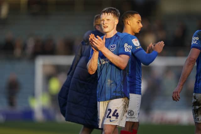 Pompey's Terry Devlin has signed a new long-term contract. Picture: Jason Brown/ProSportsImages