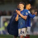 Pompey's Terry Devlin has signed a new long-term contract. Pic: Jason Brown/ProSportsImages