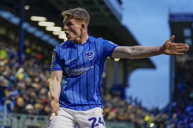 Pompey's Terry Devlin. Pic: Jason Brown/ProSportsImages