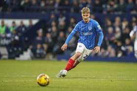 Pompey striker Thomas Waddingham has joined the club's crippling injury list. Pic: Jason Brown