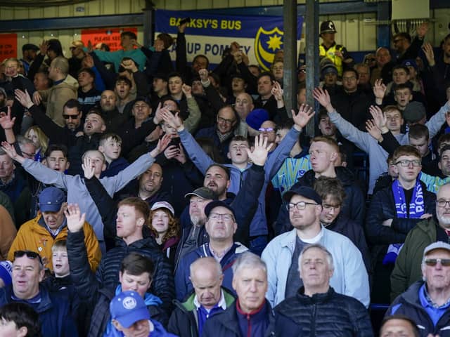 Pompey fans have been having their say on the Luton Town loss on social media. Pic: Jason Brown/ProSportsImages