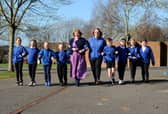 Warren Park Primary School in Sandleford Road, Havant, has received a positive outcome in their recent Ofsted report.

Pictured is: (l-r) Anaya Ntaji (8), Mollie Penfold (10), Damia Ward (6), Jackson Legg (6), headteacher Elizabeth Cooper, deputy headteacher Lynne Lofting, Freddie Montague (9), Penny Stone (9), Bella Valaskova (8) and Piper-Rae Nash (8).

Picture: Sarah Standing (280225-2495)