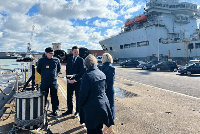 HMNB Portsmouth has been branded as an "engine for defence jobs". Minister for defence procurement, Maria Eagle, visited Portsmouth on February 28, 2025, after the government announced plans to increase defence spending to 2.5 per cent of GDP by 2027.