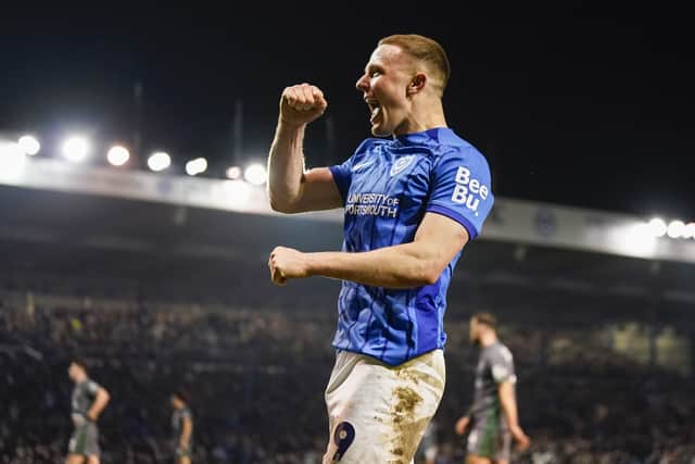 Pompey's Colby Bishop. Pic: Jason Brown/ProSportsImages