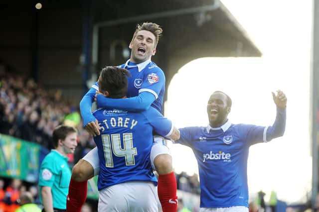 Ricky Holmes spent 18 months with Pompey before departing for Northampton in January 2015. Picture: Joe Pepler