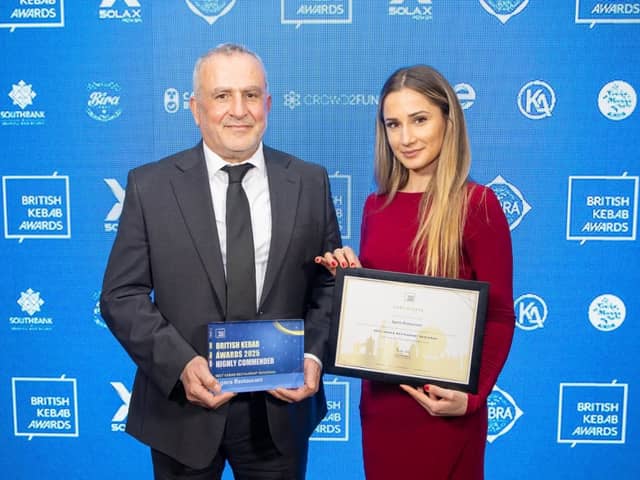Agora Restaurant celebrated being highly commended in the Best Kebab Restaurant Regional category at the British Kebab Awards 2025.