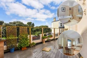 This home comes with seven bedrooms, three bathrooms and two reception rooms.