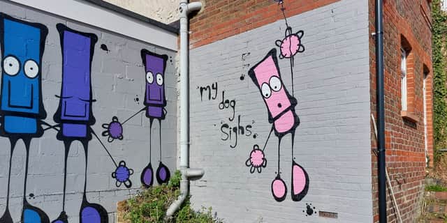 My Dog Sighs has unveiled new artwork in Waterlooville