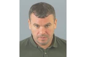 Bradley Doughty, 39, of Holly Gardens in West End, Southampton, received 40 months imprisonment and an eight-year football banning order.