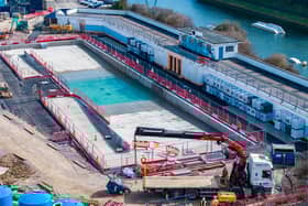 Drone footage has captured some of the astonishing work being completed at the multi-million pound regeneration project at Hilsea Lido.

Picture: Marcin Jedrysiak