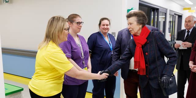 HRH The Princess Royal officially opened the Emergency Department at QA on Friday, March 7.