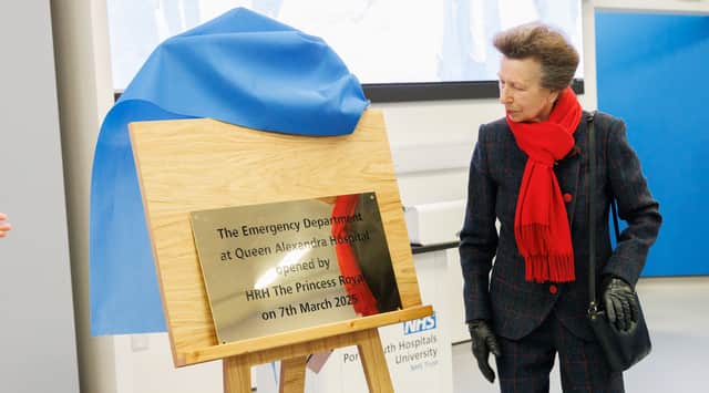 The Princess Royal unveiled a plaque to mark the occasion.