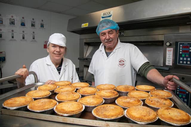 MAD K Pies, Portsmouth,are a winner at this year’s British Pie Awards. The Beefin’ Brisket Good Pie is victorious in the competitive Gluten Free Pie Class.
Pictured: Co owners Jane and Dave Endean at MAD K,
Picture: Habibur Rahman
