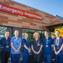 QA Hospital were recognising their first 100 days of the new A&E department 

Pictured - Chloe Richardson, Meg Thompsett, Abi Cliff, Agnieszka Barycka, Kerry Gilbert and Vicky Donnelly