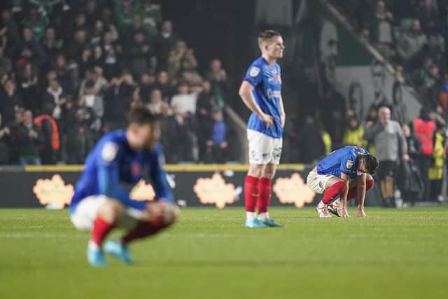 Pompey couldn't believe their luck after going down to a 1-0 defeat at Plymouth last November