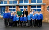 Bedenham Primary School in Bridgemary Avenue, Gosport, has received good in all Ofsted categories following its recent inspection.

Pictured is: (middle left and right) Laura Gibbs, head of school and Sharon Freeley, executive headteacher, with some of the children.

Picture: Sarah Standing (070325-2899) 