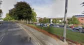 A man has been charged after a car was driven through the barriers of an Army barracks in Hampshire.