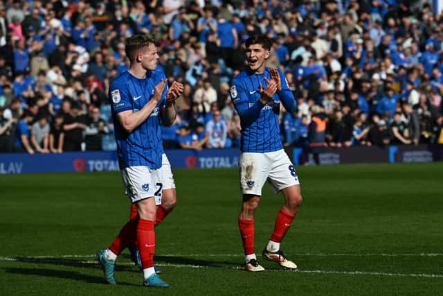 Pompey midfielder Freddie Potts. Pic Graham Hunt/ProSportsImages