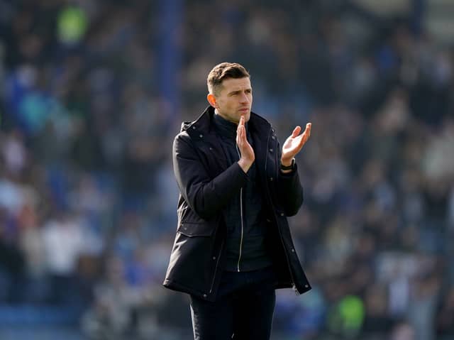 John Mousinho is continuing to love live on the south coast as Pompey continue to drive up the table towards safety. Picture: Zac Goodwin/PA Wire. 