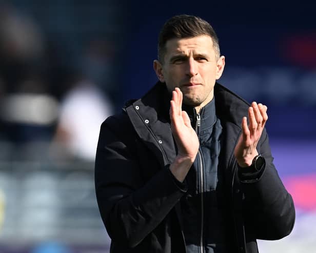 Pompey boss John Mousinho Pic: Graham Hunt/ProSportsImages