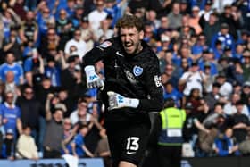 Pompey keeper Nico Schmid