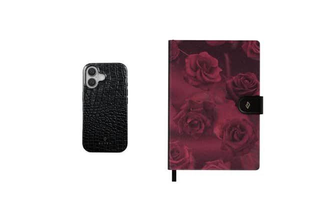 Burga Reaper’s Touch phone case Femme Fatale notebook