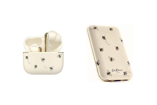 VQ Cath Kidston bee ear buds  and VQ Cath Kidston Bees Phone Portable Power Bank