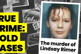 A photo of 13-year-old murder victim, Lindsay Rimer