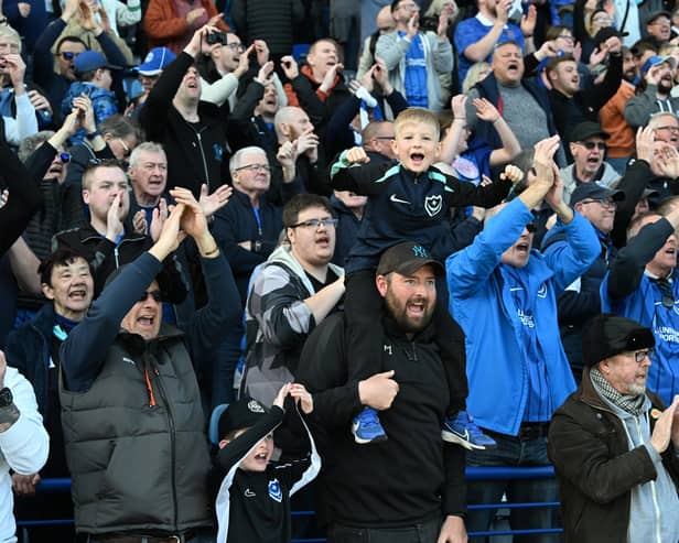 Pompey fans enjoyed Sunday's win against Leeds United