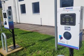 EV chargers at the University of Portsmouth