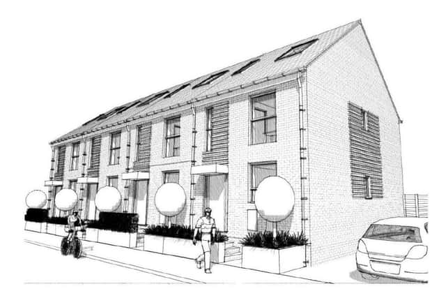 A drawing of the new plans for 82-84 Clayhall Road, Gosport