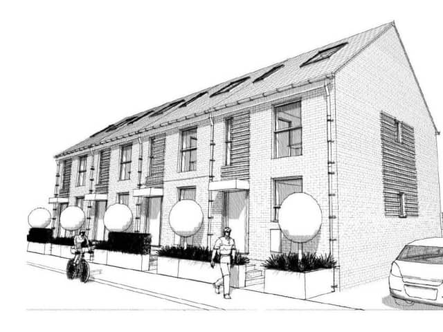 A drawing of the new plans for 82-84 Clayhall Road, Gosport