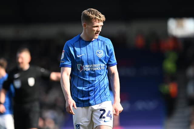 Terry Devlin has made 10 Championship starts for Pompey this season, Picture: Jason Brown/ProSportsImages