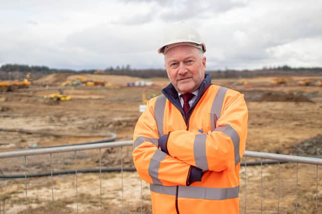 Environment Secretary Steve Reed visited the Havant Thicket Reservoir on Wednesday 12th March 2025. Picture: Habibur Rahman