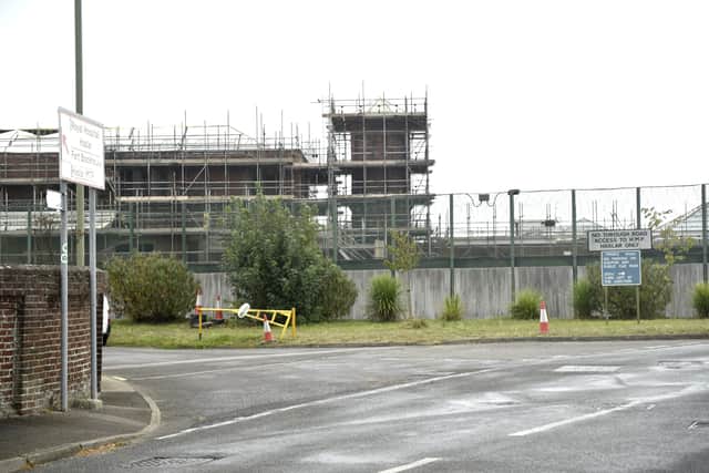 Haslar Immigration Removal Centre in Dolphin Way, Gosport. Picture: Sarah Standing (220824-9183)