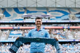Former Pompey defender Alex Grant signed for Sydney FC in February as Hayden Matthews' replacement. Picture: Darrian Traynor/Getty Images