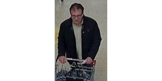 Police have released images of a man they would like to speak to after over £500 worth of Lego products were stolen from Sainsbury's in Hedge End.