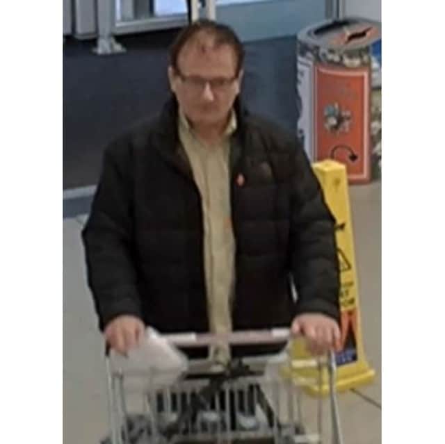 Police have released images of a man they would like to speak to after over £500 worth of Lego products were stolen from Sainsbury's in Hedge End.
