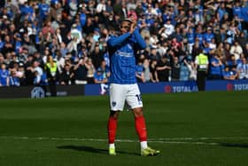 Pompey boss John Mousinho has been discussing Cohen Bramall's future. Pic: Graham Hunt/ProSportsImages