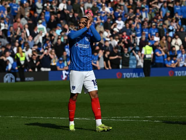 Pompey boss John Mousinho has been discussing Cohen Bramall's future. Pic: Graham Hunt/ProSportsImages